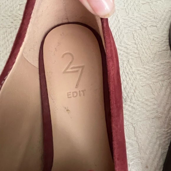 “27 EDIT” Women's Caroline Suede Slip-On Loafers Size 6.5 - Picture 5 of 7